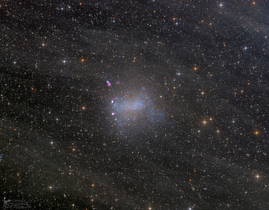 NGC 6822 Banards Galaxy Ralph Wilhelm